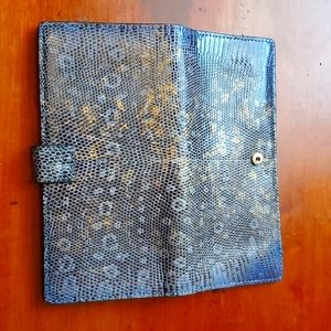 Women 's Petronela Genuine Lizard Skin Wallet